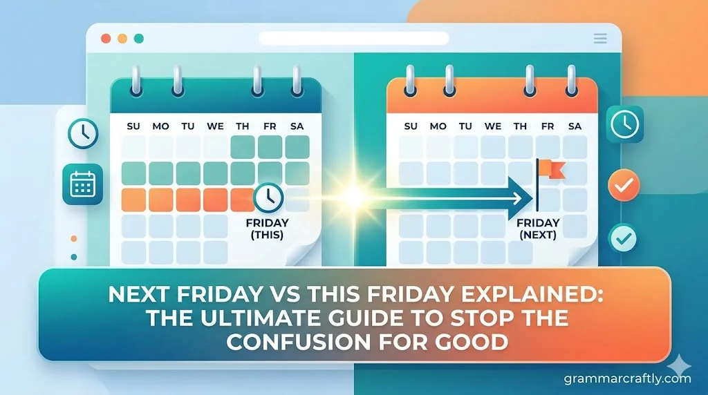 Next Friday vs This Friday Explained
