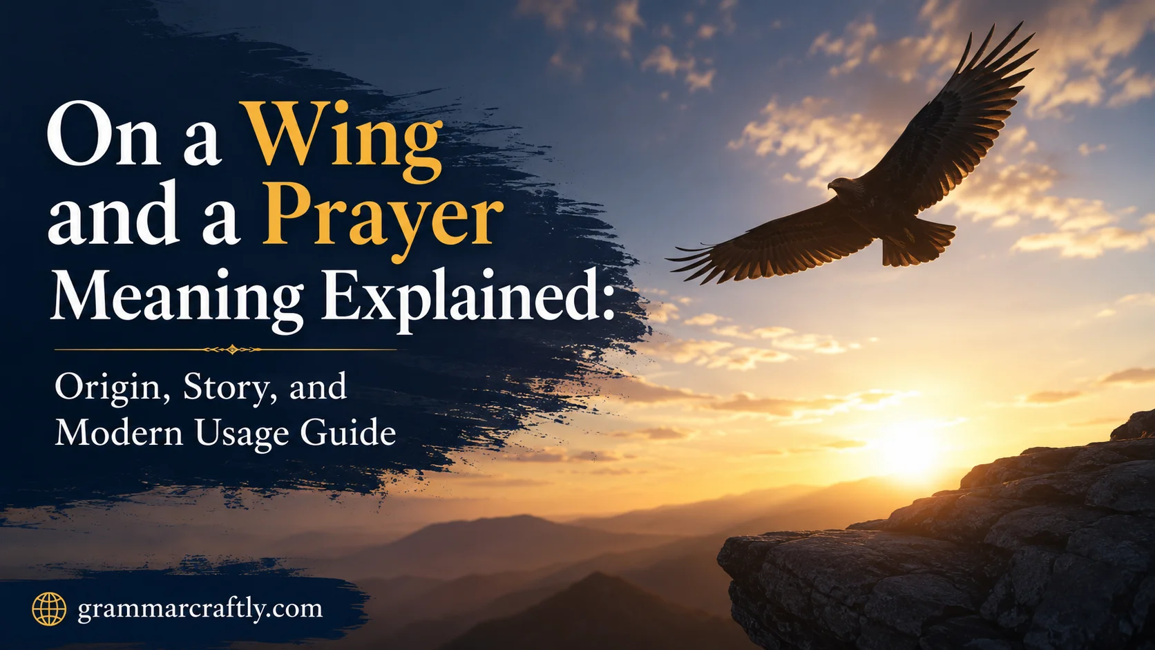 On a Wing and a Prayer Meaning Explained