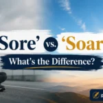‘Sore’ vs. ‘Soar’