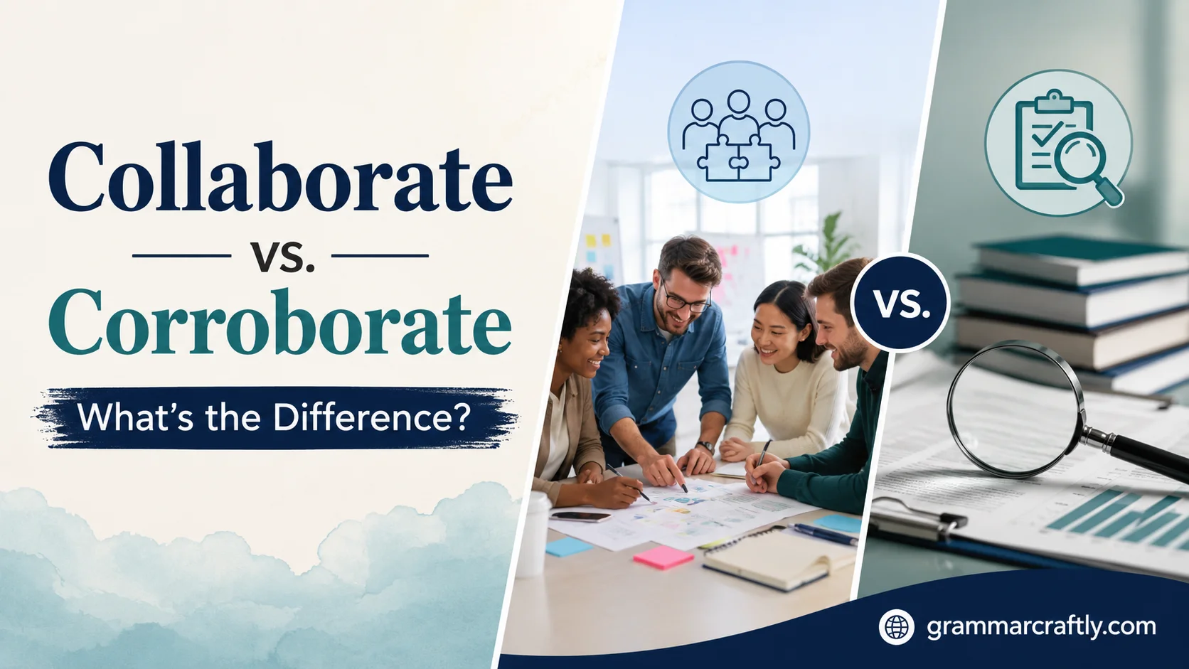 Collaborate vs. Corroborate