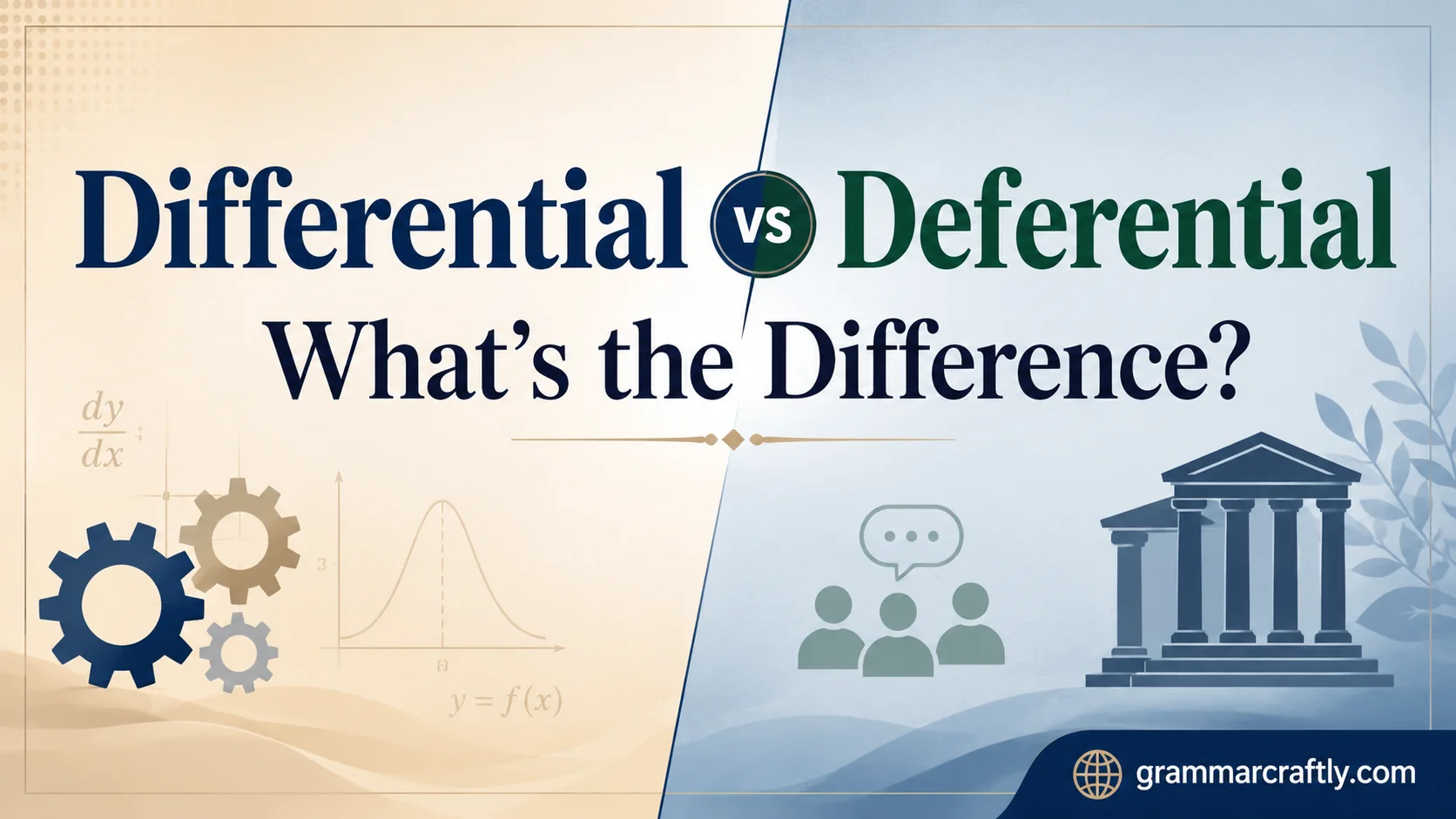 Differential vs Deferential