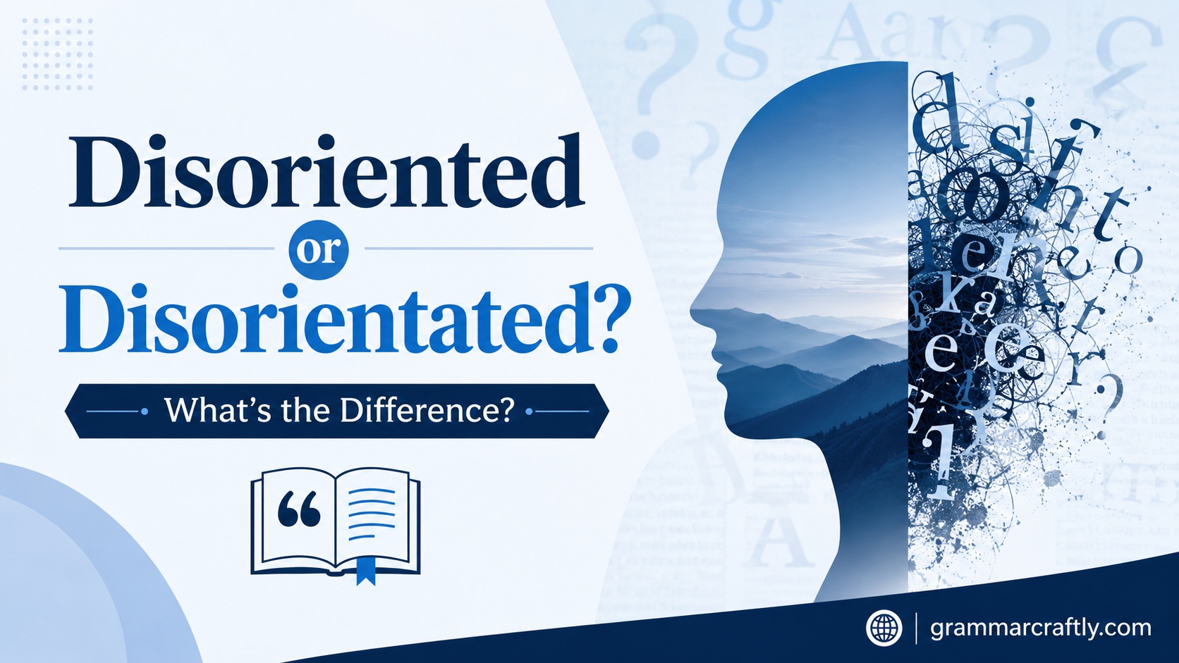 Disoriented or Disorientated
