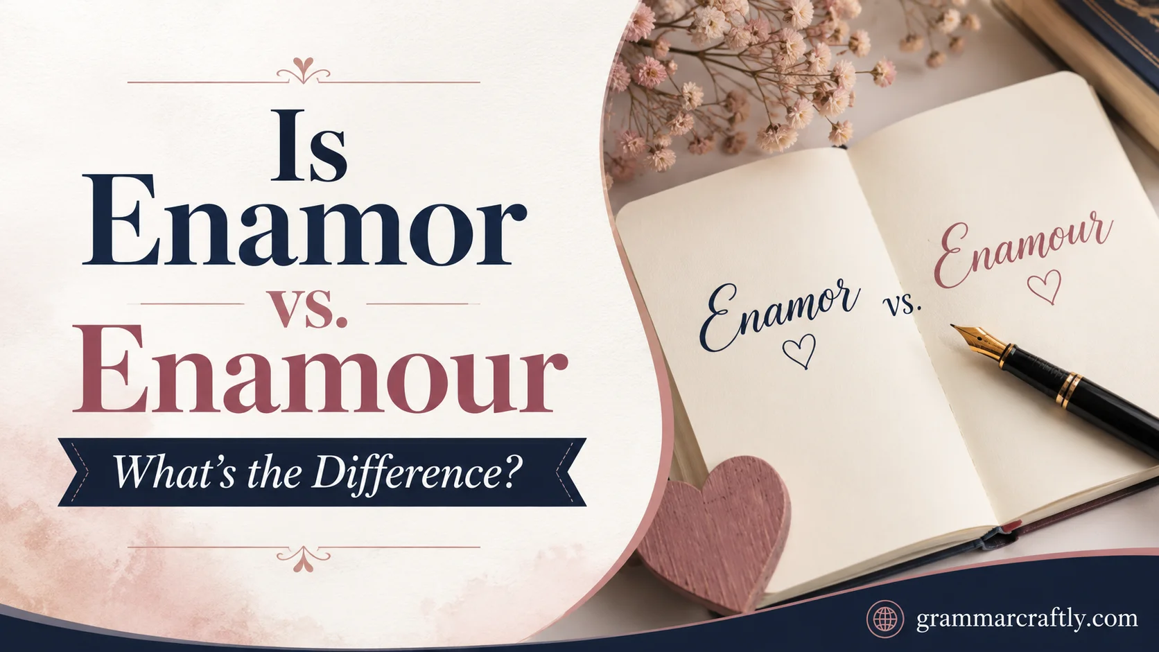 Enamor vs. Enamour