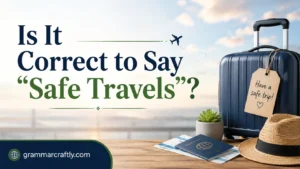 Is It Correct to Say “Safe Travels”