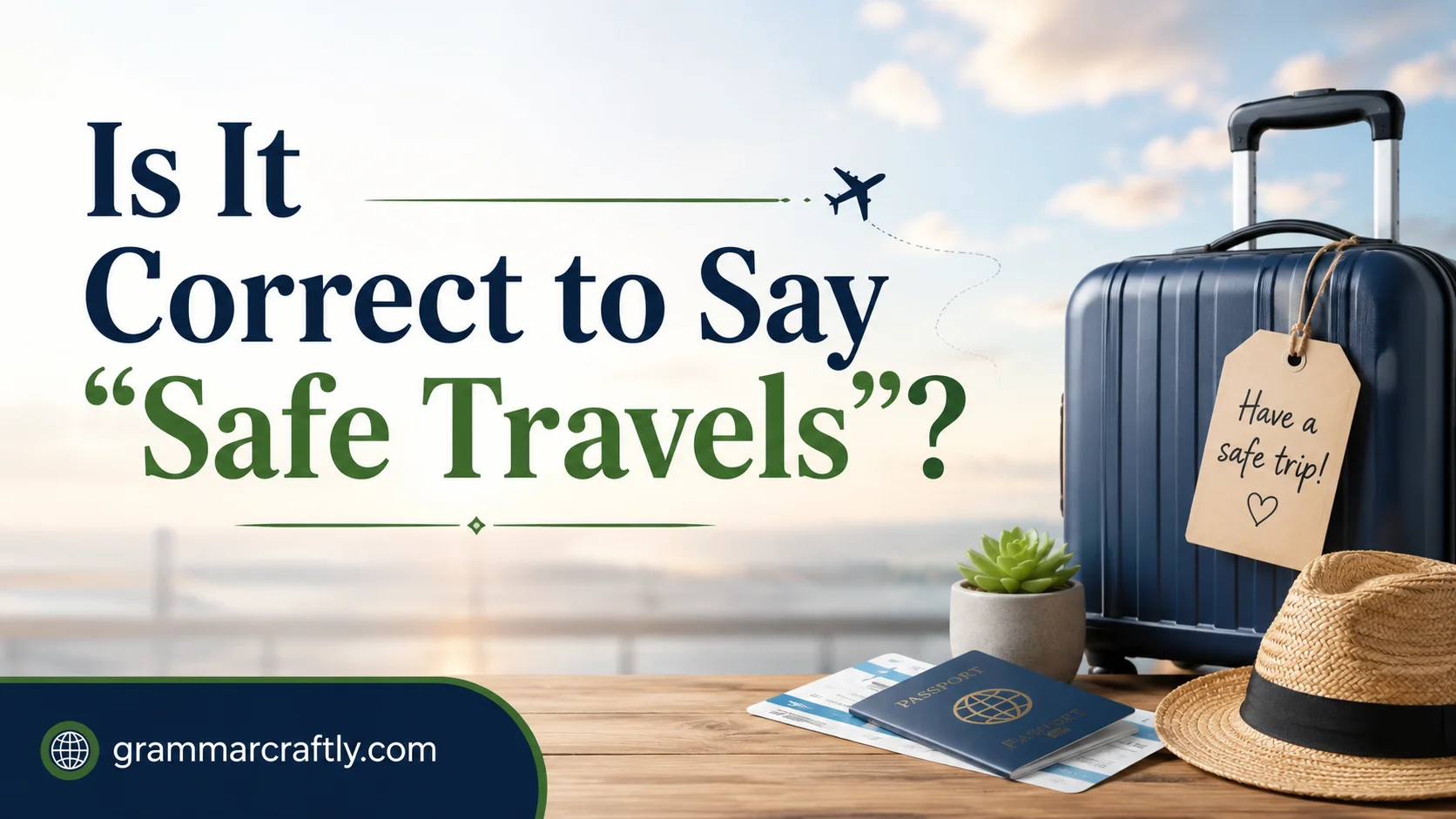 Is It Correct to Say “Safe Travels”