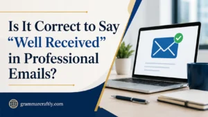 Is It Correct to Say “Well Received”