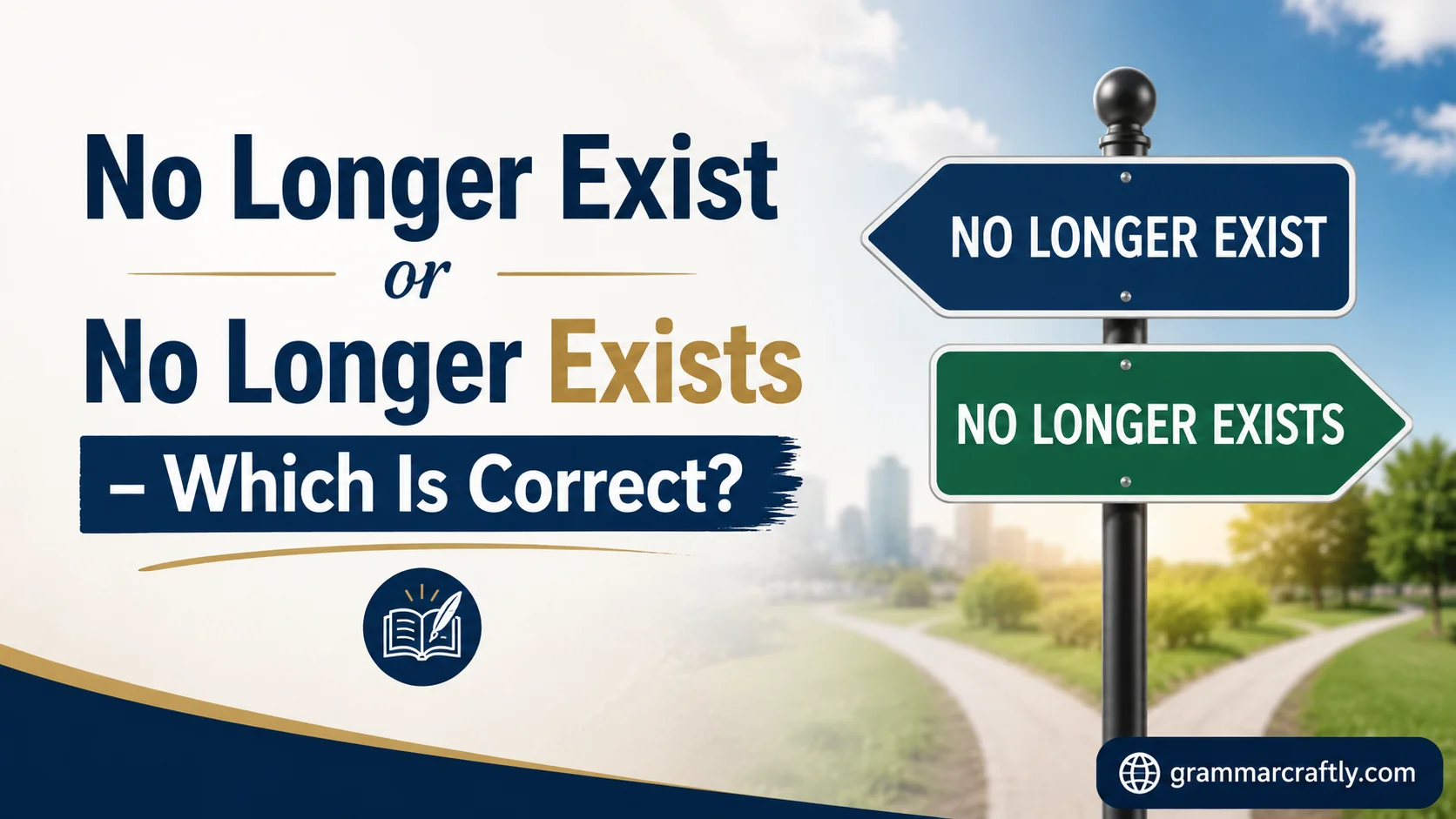 No Longer Exist or No Longer Exists