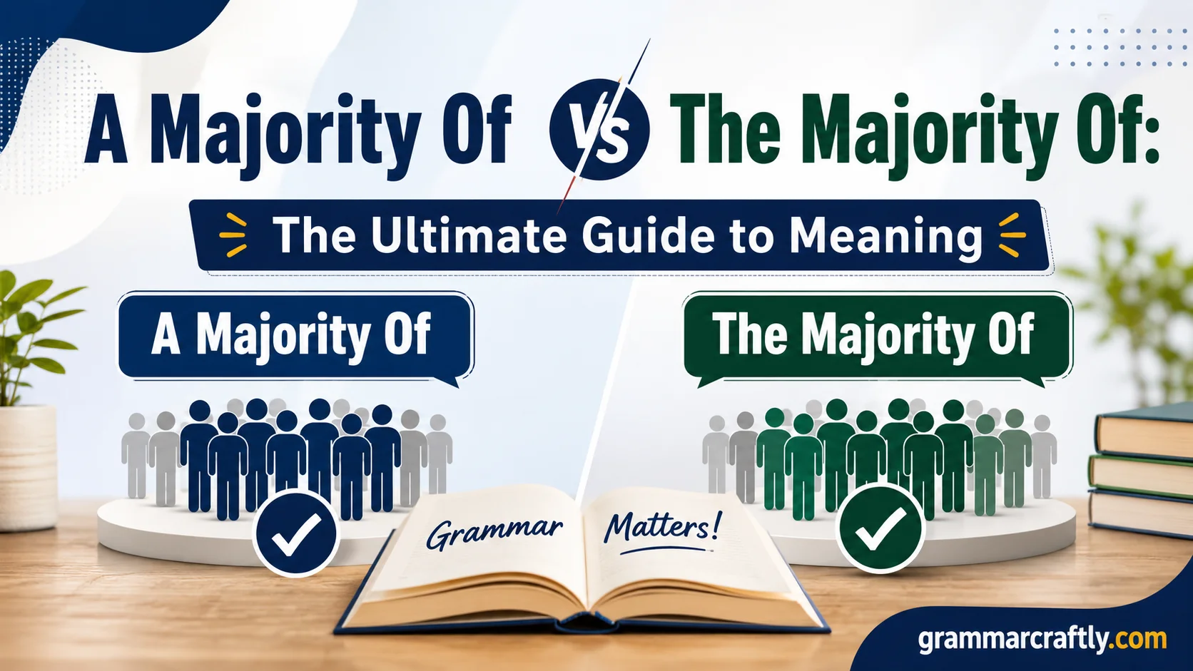A Majority Of vs The Majority Of: