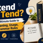 Attend or Tend? The Ultimate Guide to Meaning, Usage, Grammar Rules,,