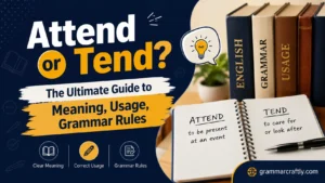 Attend or Tend? The Ultimate Guide to Meaning, Usage, Grammar Rules,,