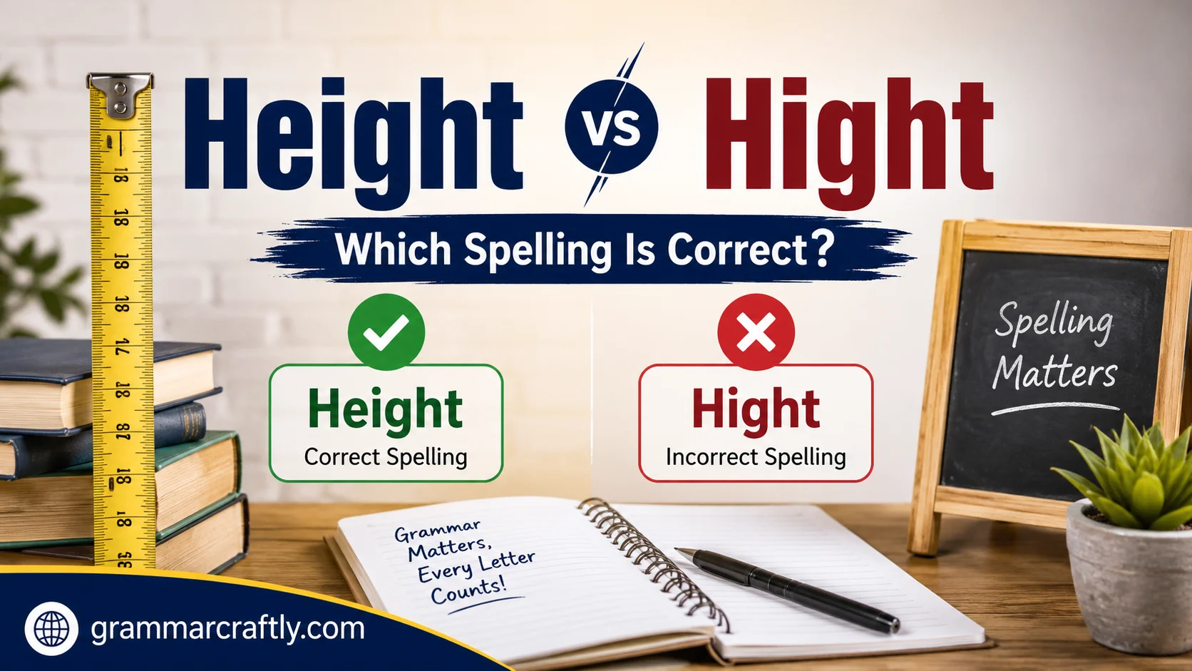 Height vs Hight: Which Spelling Is Correct?