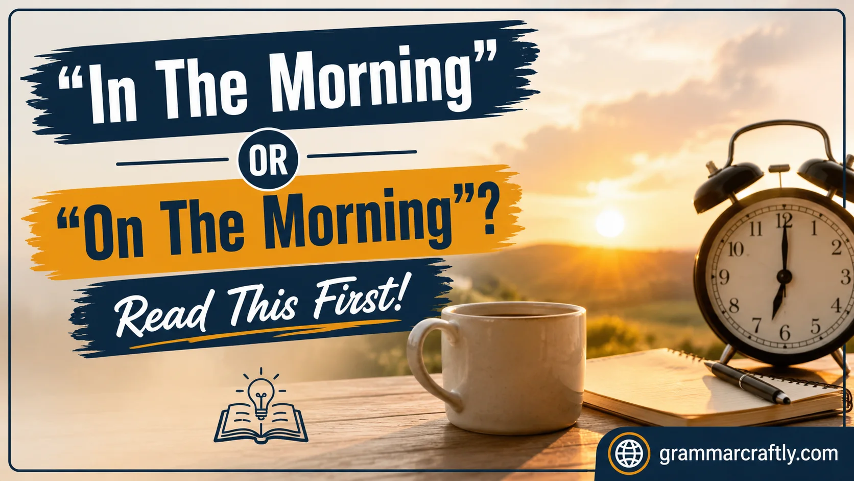 “In The Morning” or “On The Morning