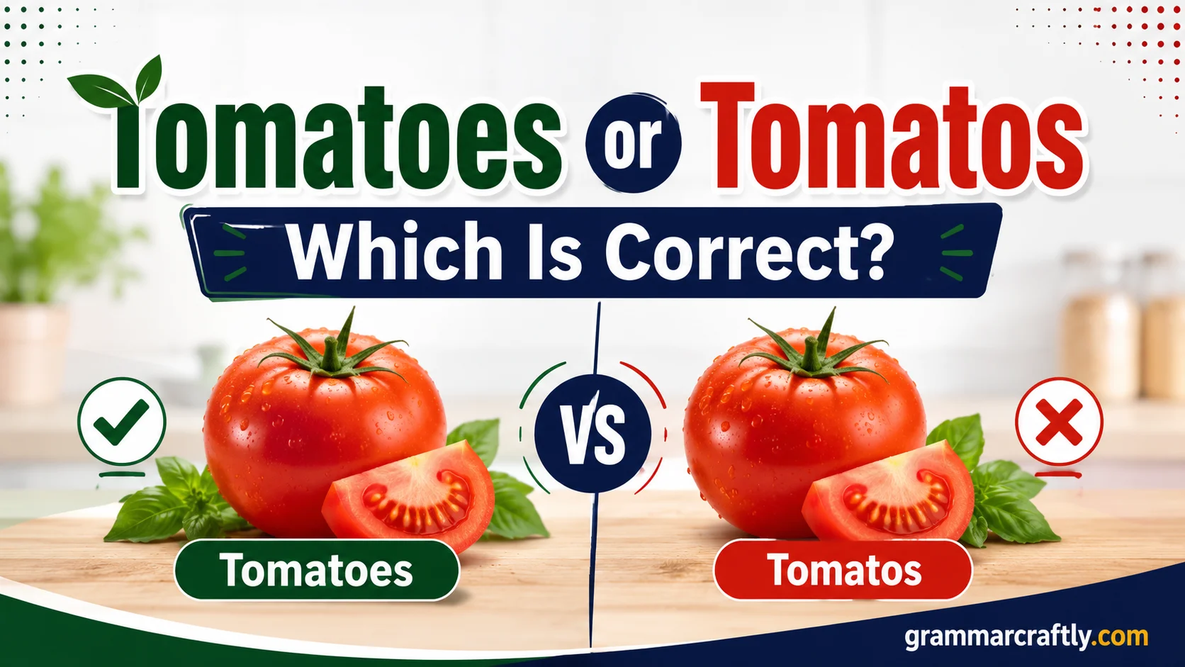 Tomatoes or Tomatos Which Is Correct?