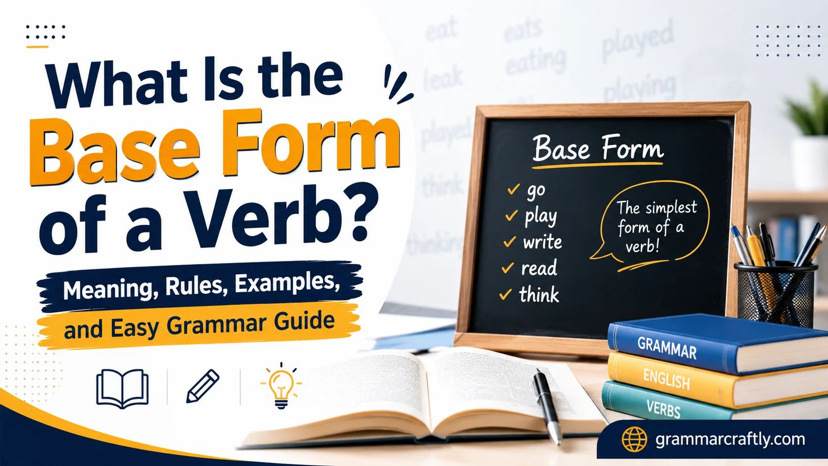 What Is the Base Form of a Verb?