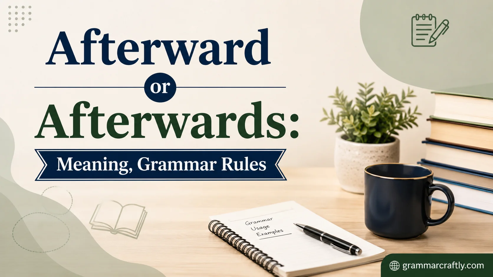 Afterward or Afterwards: Meaning, Grammar Rules