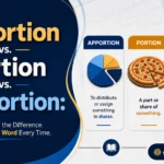 Apportion vs. Portion vs. Proportion: