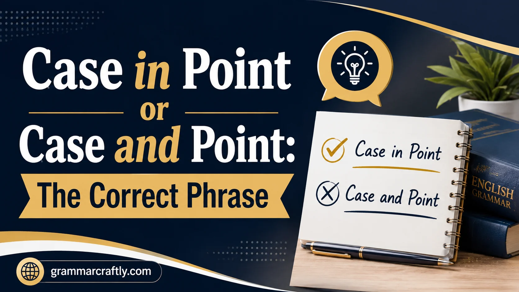Case in Point or Case and Point: