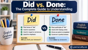 Did vs. Done: The Complete Guide to Understanding