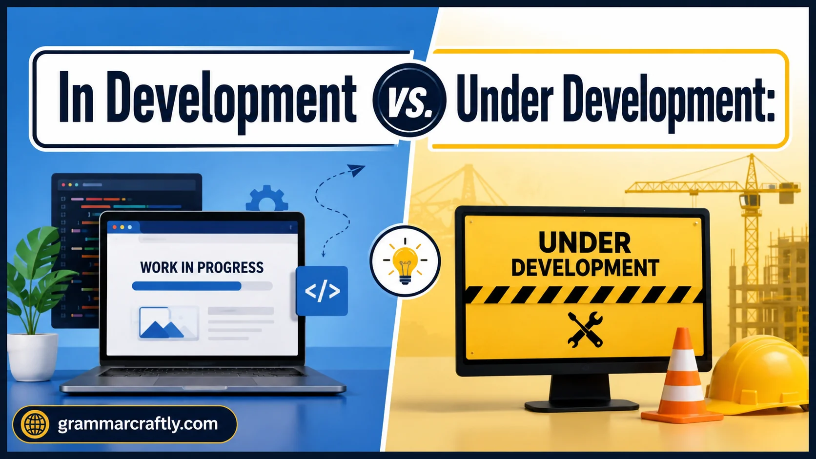 In Development vs. Under Development: