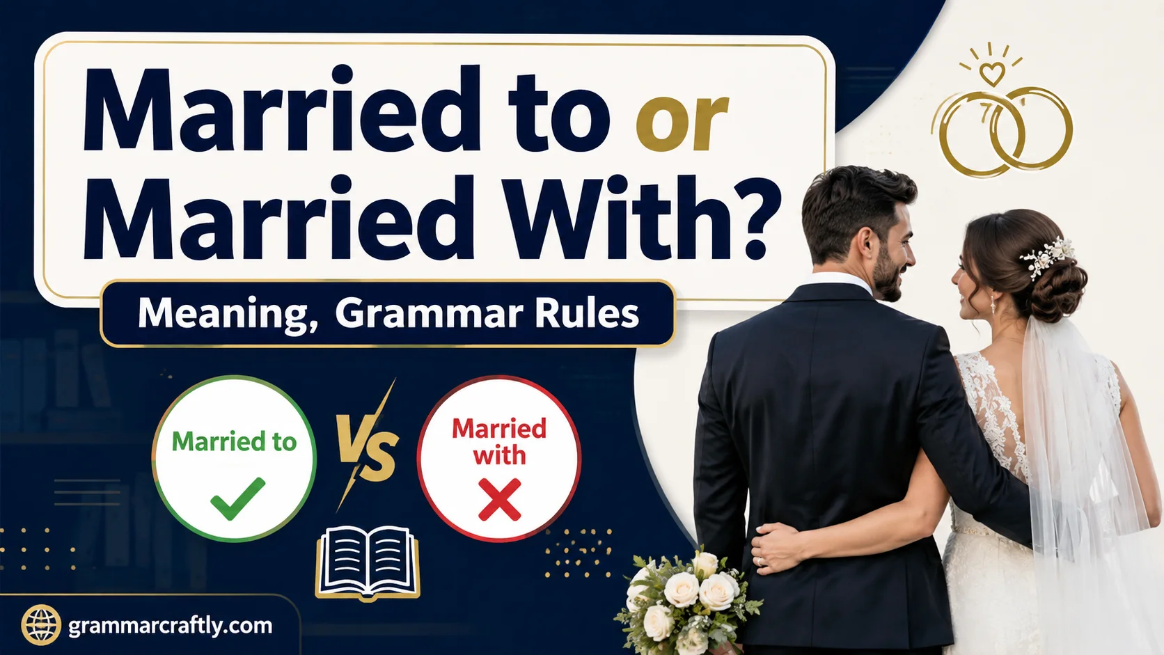 Married to or Married With? Meaning, Grammar Rules