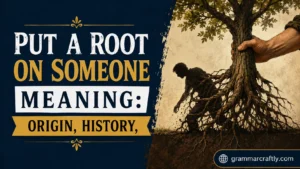Put a Root on Someone Meaning: Origin, History,