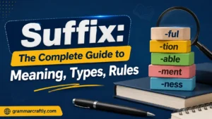 Suffix: The Complete Guide to Meaning, Types, Rules